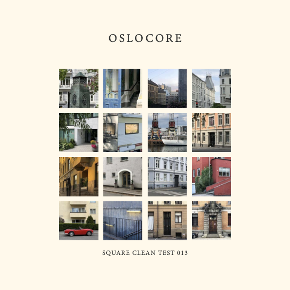 Oslocore square book cover preview.